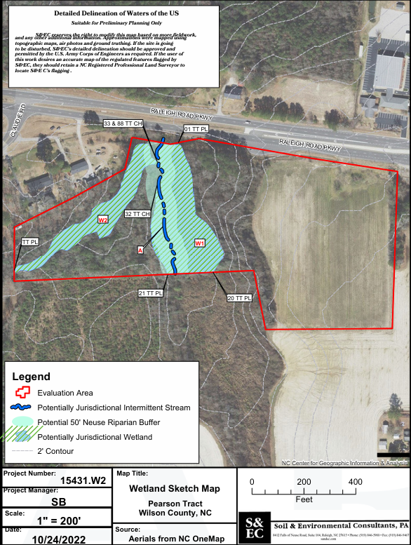 15.17 ac Available in Wilson, NC located off Exit 121 on I-95 | Revere