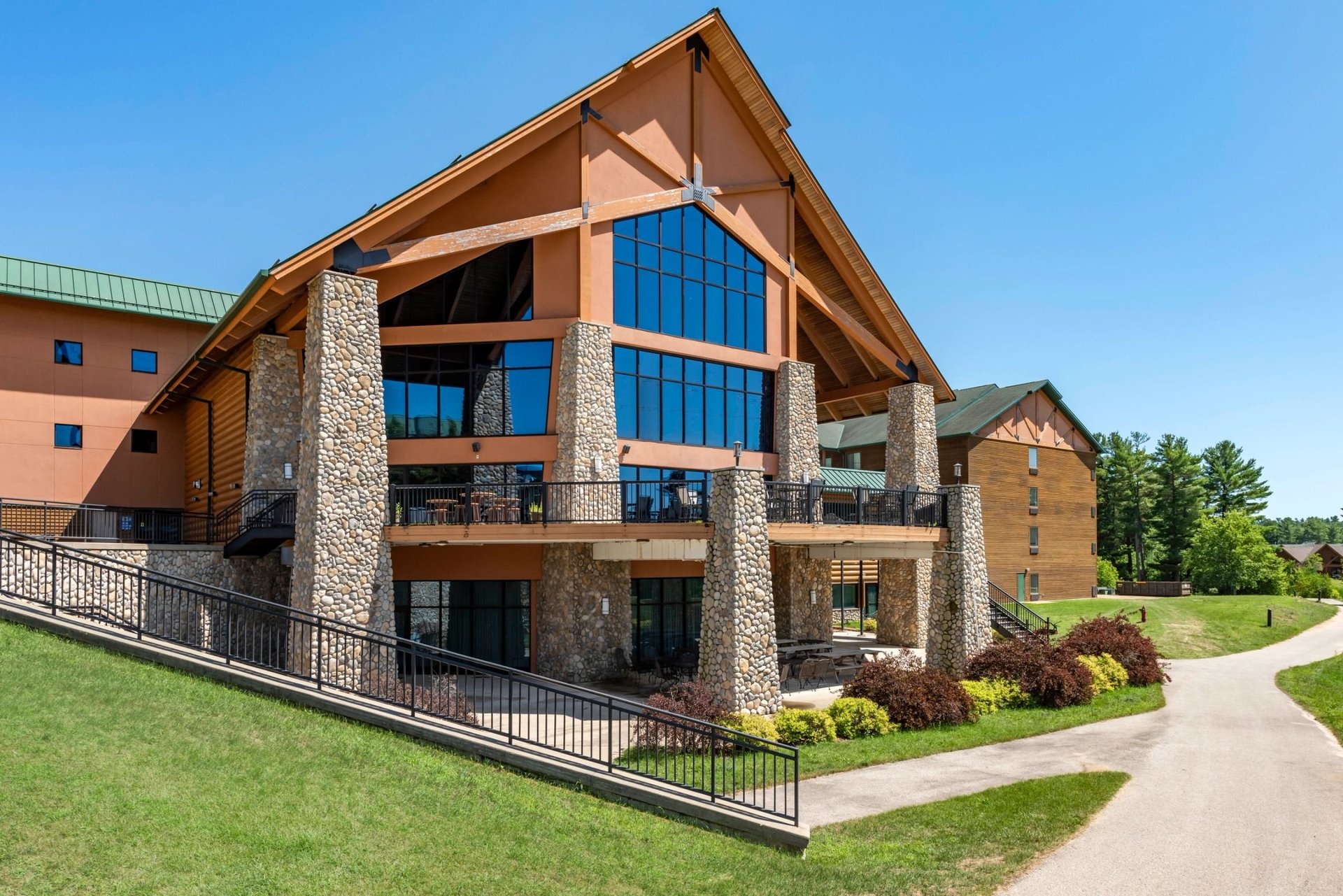 The main lodge
